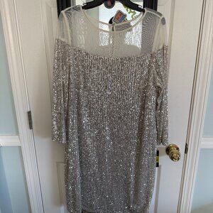 RM Richards Sequin Dress Size 16 NWT